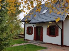 4 Pory Kaszub - Domek z banią i sauną, hotel v destinaci Skoszewo