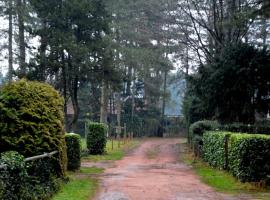 Luxe vakantiehuis in het bos, hotel con estacionamiento en Overbroek