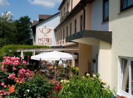 Hotel zur Post, hotell i Leipheim