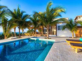 Mar de Mancora Playa Las Pocitas、マンコラのヴィラ