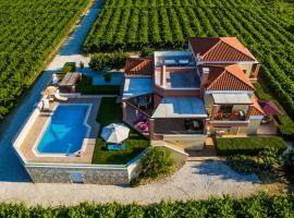 Cretan Vineyard Hill Villa, vil·la a Káto Kalésia