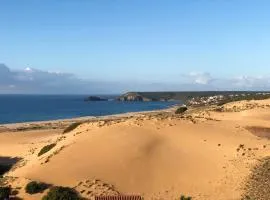 Torre dei Corsari mit Aussicht auf Meer und Dune