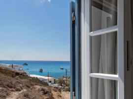 Perigiali Rooms & Apartments Folegandros, vakantiewoning aan het strand in Agali
