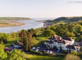 Viesnīca ar autostāvvietu Mansion House Llansteffan pilsētā Karmartēna