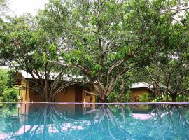 Bissa Villa, hotelli kohteessa Habarana lähellä maamerkkiä Ritigalan metsäluostari