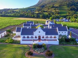 Zorgvliet Wines Country Lodge, casa di campagna a Stellenbosch