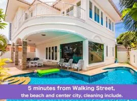 TEWAREE VILLA - PATTAYA HOLIDAY HOUSE WALKING STREET 4 bedrooms