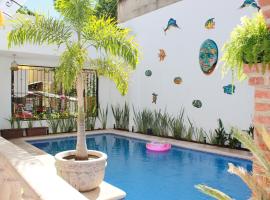 Villas Amalia Hotel、サユリタのキッチン付きホテル