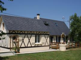 Gîte "Lovely Normandy"、Sainte-Marguerite-de-lʼAutelの駐車場付きホテル