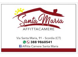 Affittacamere SantaMaria, holiday rental in Scordia
