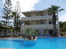 Sunny Suites, lavprishotell i Maleme