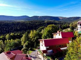 Panorama Gór w Karpaczu, hotell i Karpacz