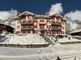 Historic Hotel du Pillon, ski resort in Les Diablerets