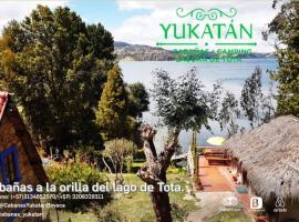 Cabañas Yukatan Lago de Tota, lodge in Tota