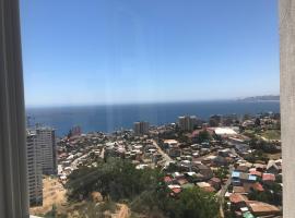 Horizonte infinito: Viña del Mar, Holy Water yakınında bir otel