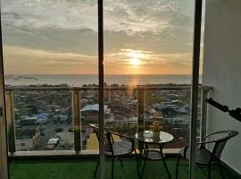 Sekinchan SeaView Homestay 034 高楼看海阳台民宿