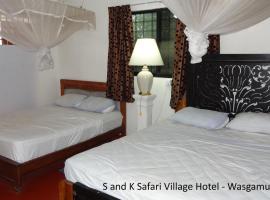 S and K Safari Village Hotel - Wasgamuwa, hotel di Wasgamuwa