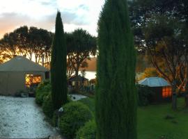 Ngahere Hou Glamping, luxusní stan v destinaci Kenepuru Head