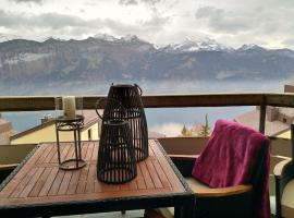 Swiss Seeblick Apartment mit Hotelanbindung, location de vacances à Beatenberg