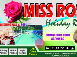 Miss Rose Hotel & Resort, hotel v destinaci Ibbagomuwa