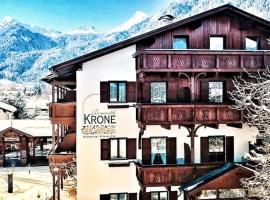 Hotel Krone Tirol, wellness hotel v destinaci Reutte