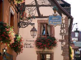 Hôtel le Saint Nicolas, hotel v mestu Riquewihr