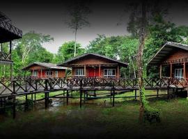 Borneo Nature Lodge,  v mestu Sukau