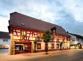 Landgasthof Hirsch, parkolóval rendelkező hotel Remchingenben