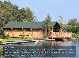 Glamping Amsterdam "only to be reached by boat"