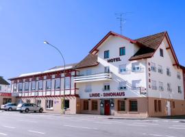 Viesnīca Hotel Linde-Sinohaus pilsētā Lustnau