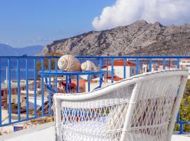 Aeginia 1- Breathtaking sea view house in Perdika, viešbutis šeimai mieste Perdhika