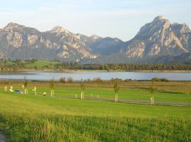 Ferienwohnung Breyer, südliches Allgäu, apartamentai mieste Hopferau