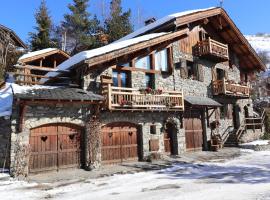 Appartement cosy pour 4 personnes en chalet de pierres, boende i Saint-Martin-de-Belleville