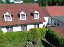 Pension Zum Lindeneck, hotel econômico em Lübz