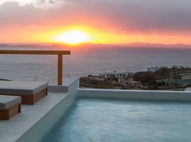 VILLA ATHENA- Private Pool- Amazing Aegean View, apartamento en Fanari