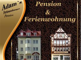 Adams Pension und Ferienwohnungen, pensionat i Mühlhausen