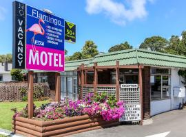 Flamingo Motel, hotel berdekatan Yarrow Stadium, New Plymouth