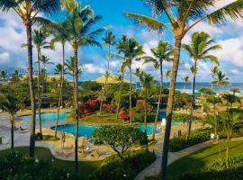 2417 at Oceanfront Resort Lihue Kauai Beach Drive Private Condo, akomodasi dengan onsen di Lihue