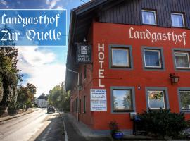 Landgasthof zur Quelle, hotel v destinaci Seeshaupt