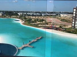 DEPARTAMENTO DE LUJO 3 RECAMARAS EN EXCLENTE UBICACION: Cancún şehrinde bir otel