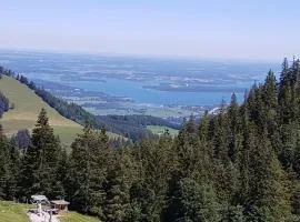 Bergblick und See