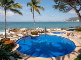Ocean Front, 3 bedroom, 3 bathroom, Casa Natalia, Playa Esmeralda, apartament cu servicii hoteliere din Puerto Vallarta