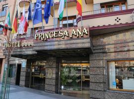 Princesa Ana, hotel Beiro negyed környékén Granadában