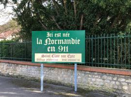 Le logis de l'Epte, hotel s parkovaním v destinácii Saint-Clair-sur-Epte