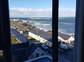 Atlantic views top floor, apartment in Portrush