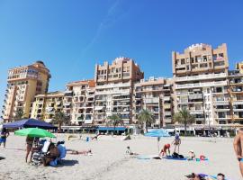 IDEALLY located on BEACH, apartment in Port Saplaya