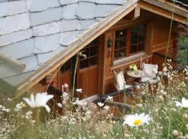 Chalet Hinter dem Rot Stei, private wellness, in ski and hiking area of Zermatt