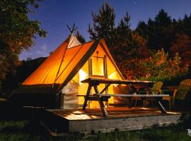 Camping Le Canada-Insolite, отель в городе Шини