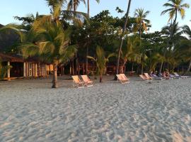 Spend all day on the beach and enjoy the amenities offerd, hotel u gradu 'Hell-Ville'