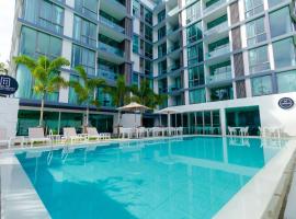 Oceanstone by Holy Cow, 2-BR, 60 m2, tree view, serviced apartment in Bang Tao Beach